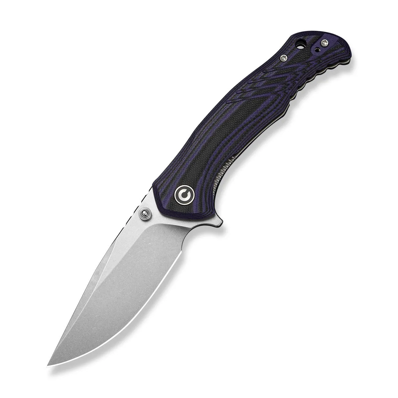 Civivi Rhykon C25106 Klappmesser Schwarz-Lila 14C28N