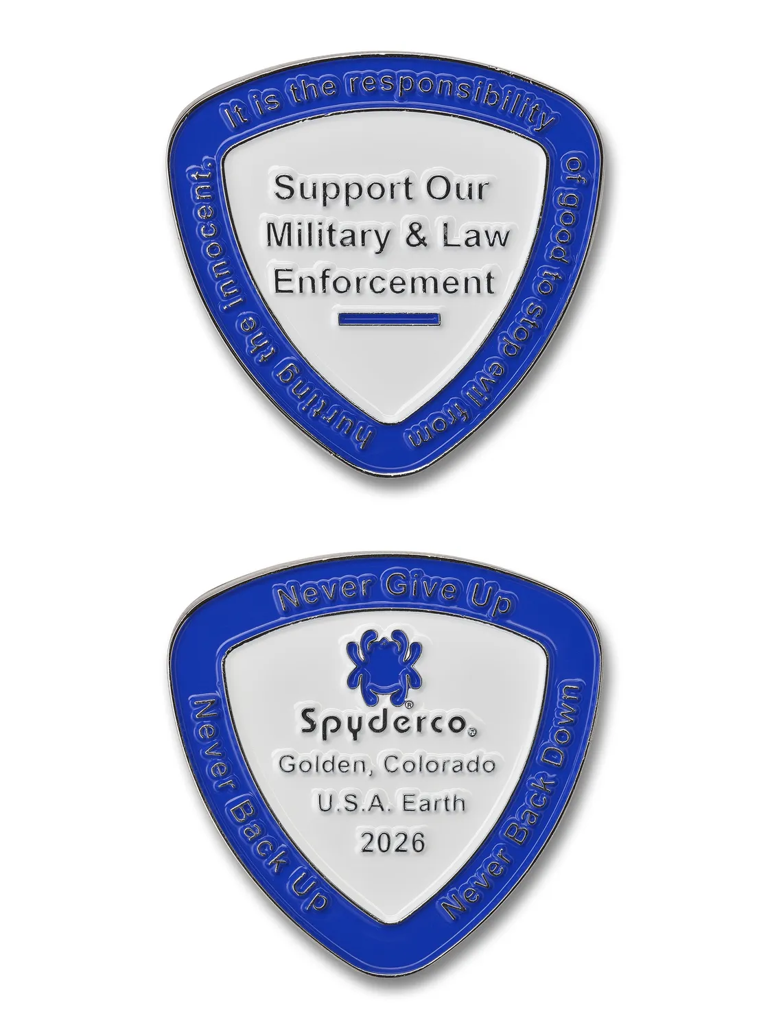 Byrd SpyderCoin Sammlermünze Emaille 2025
