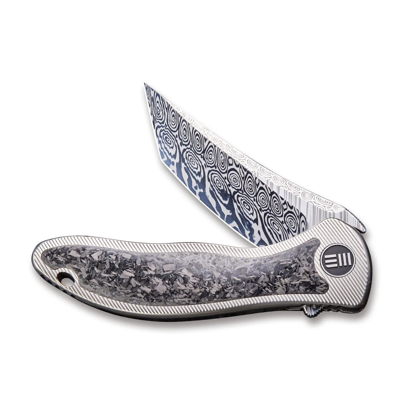 WeKnife Synergy2 912CF-DS2 Klappmesser Damasteel Carbon
