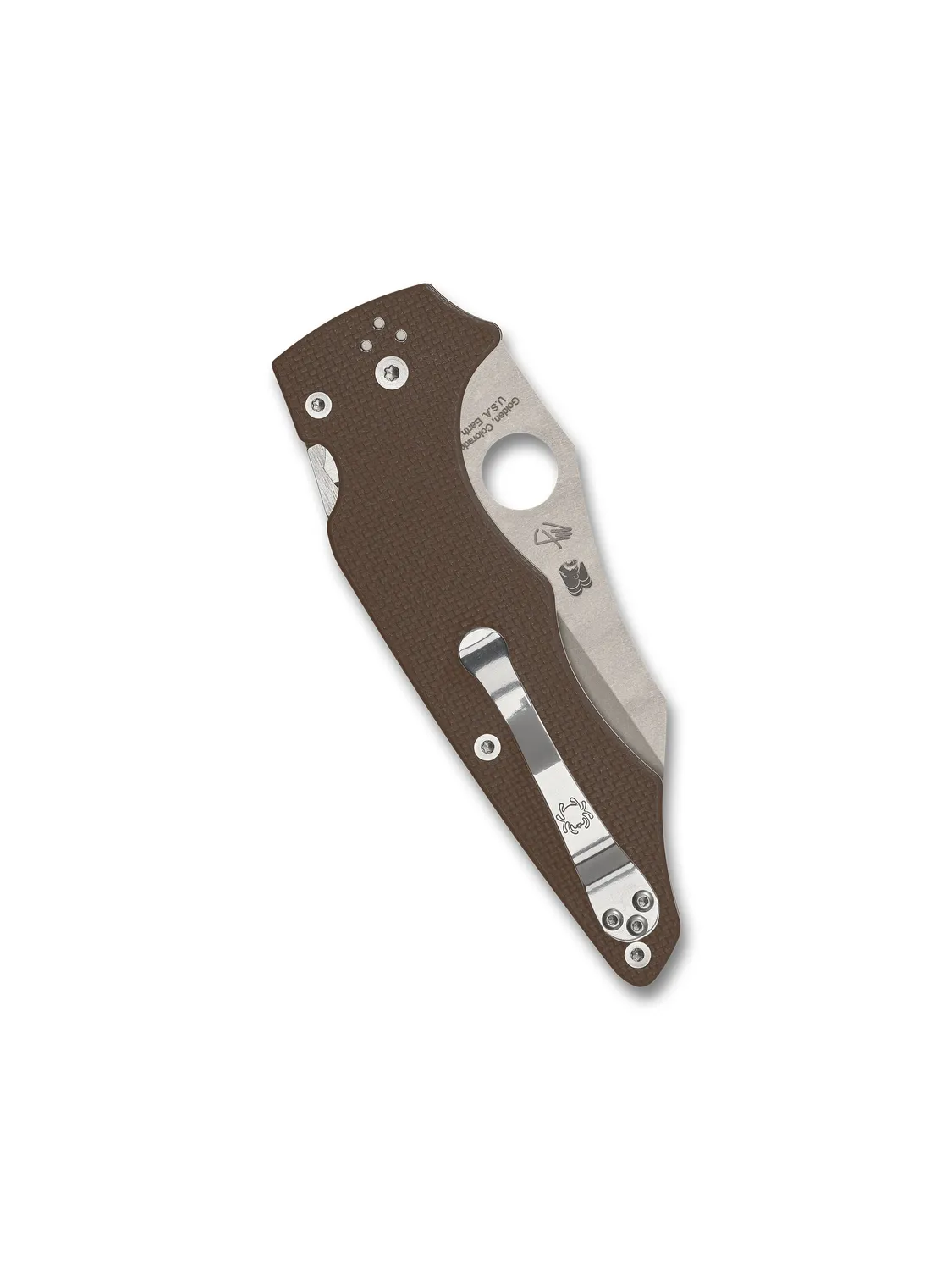 Spyderco Yojumbo Sprint Run Taschenmesser CPM 15V Braun