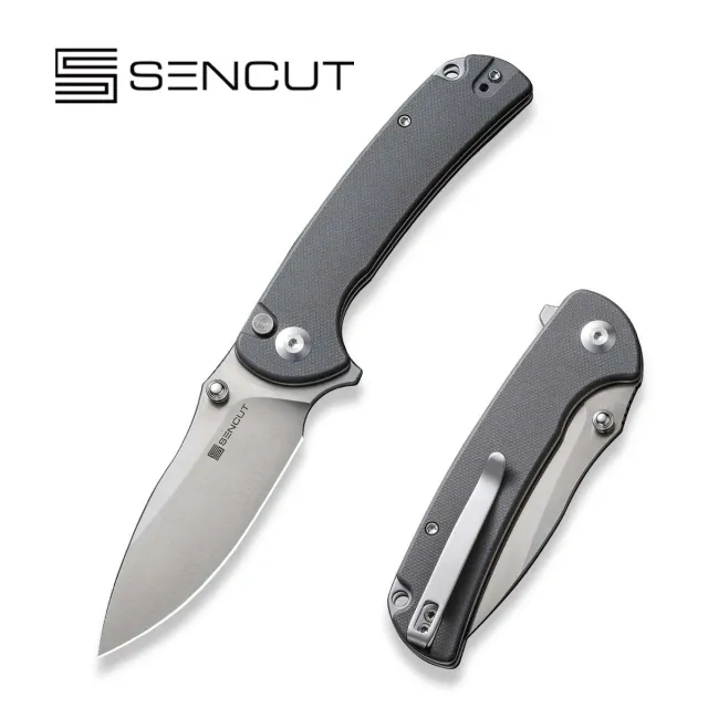 SENCUT Pulsewave S23032-2 Klappmesser grau Button-Lock
