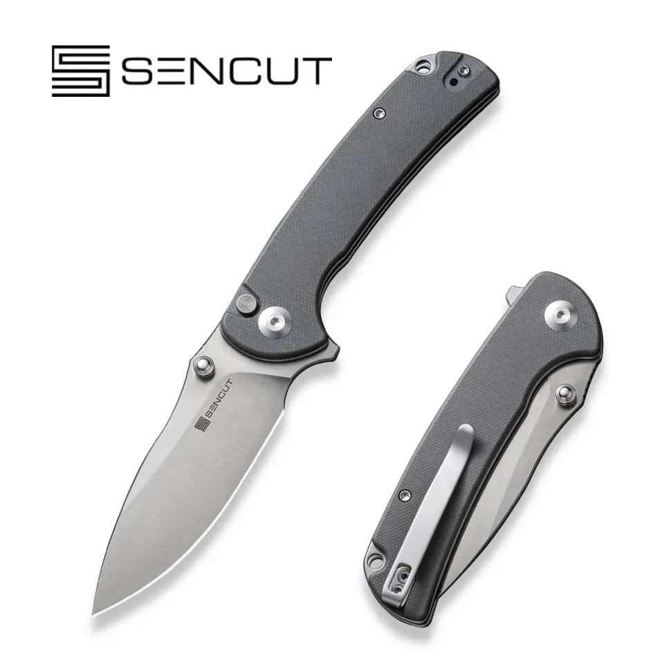 SENCUT Pulsewave S23032-2 Klappmesser grau Button-Lock