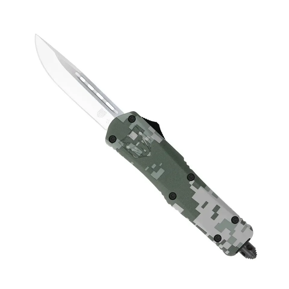 CobraTec Small FS-3 Army Digi Camo OTF-Messer D2 kompakt