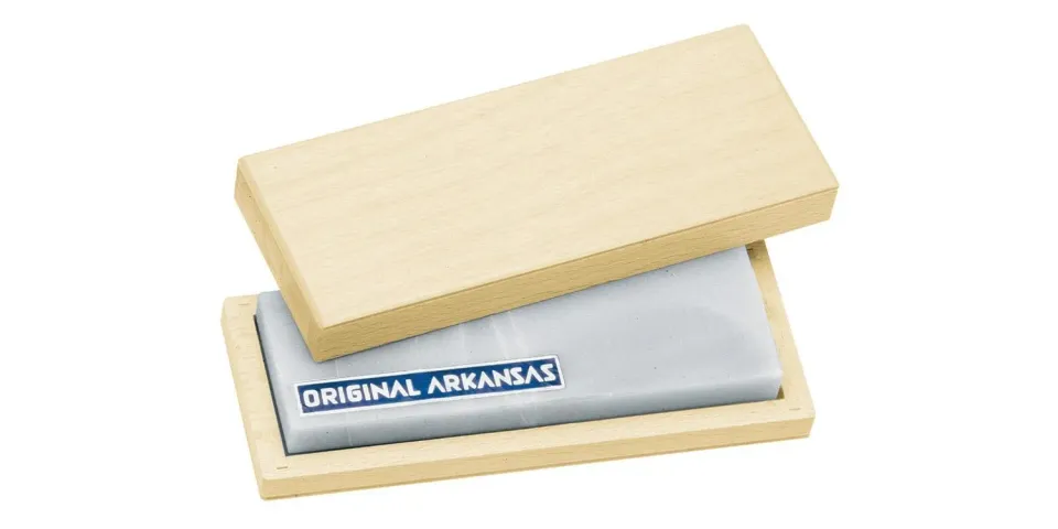 Herbertz Arkansas Abziehstein M grau 1B-Qualität