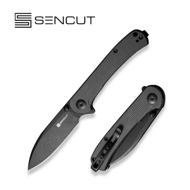 SENCUT Scepter SA03G Taschenmesser Micarta 9Cr18MoV