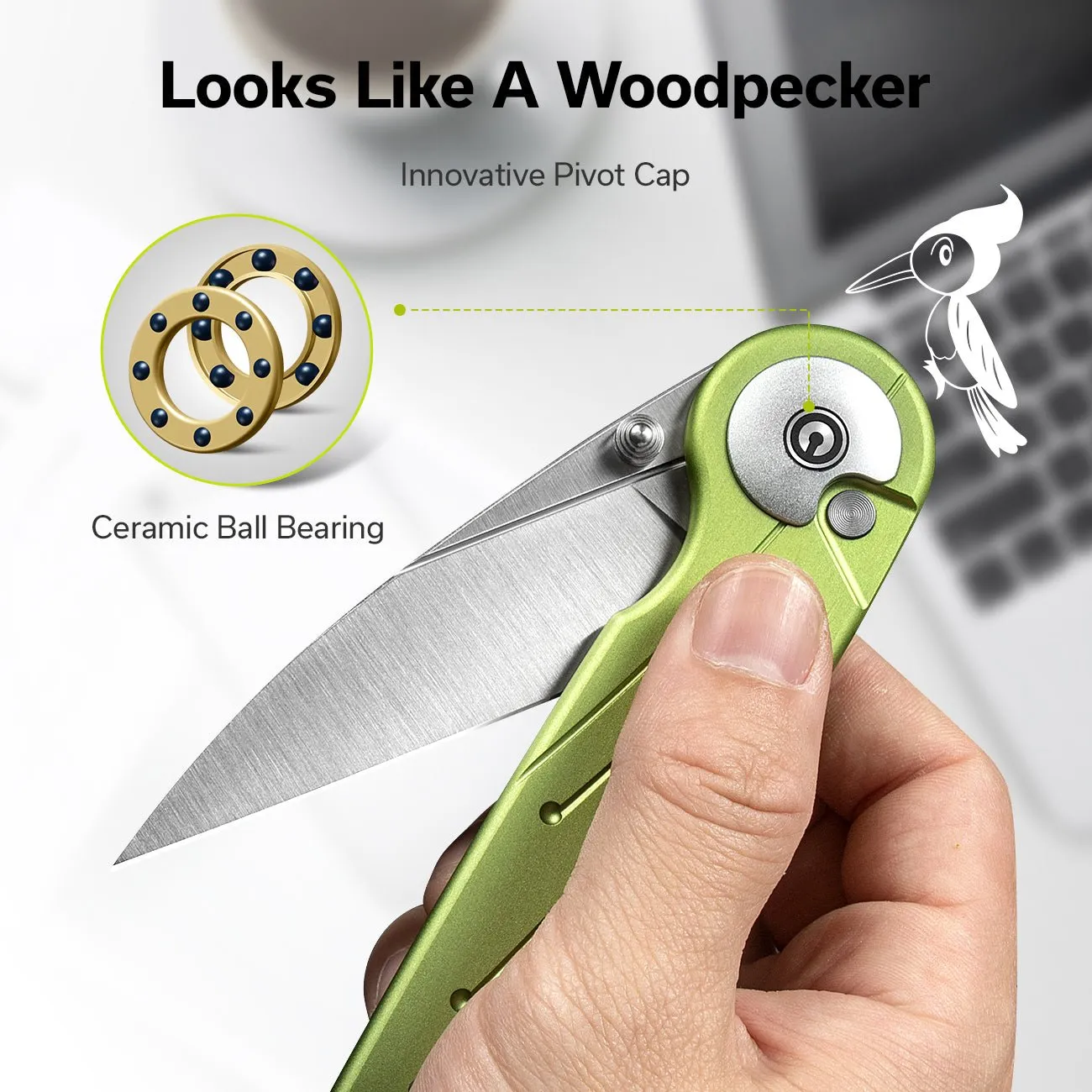 Civivi Starflare C23052-3 Taschenmesser Lime Nitro-V