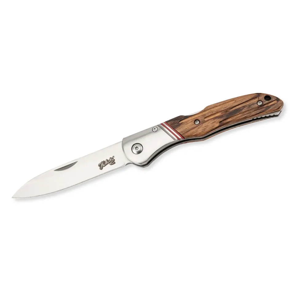 Herbertz Selektion Taschenmesser Zebraholz 8,8 cm rostfrei