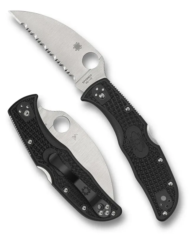 Spyderco Endela Taschenmesser Wharncliffe Sägeschliff