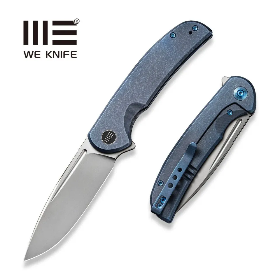 WeKnife Beacon WE20061B-2 Taschenmesser Titan Blau CPM 20CV