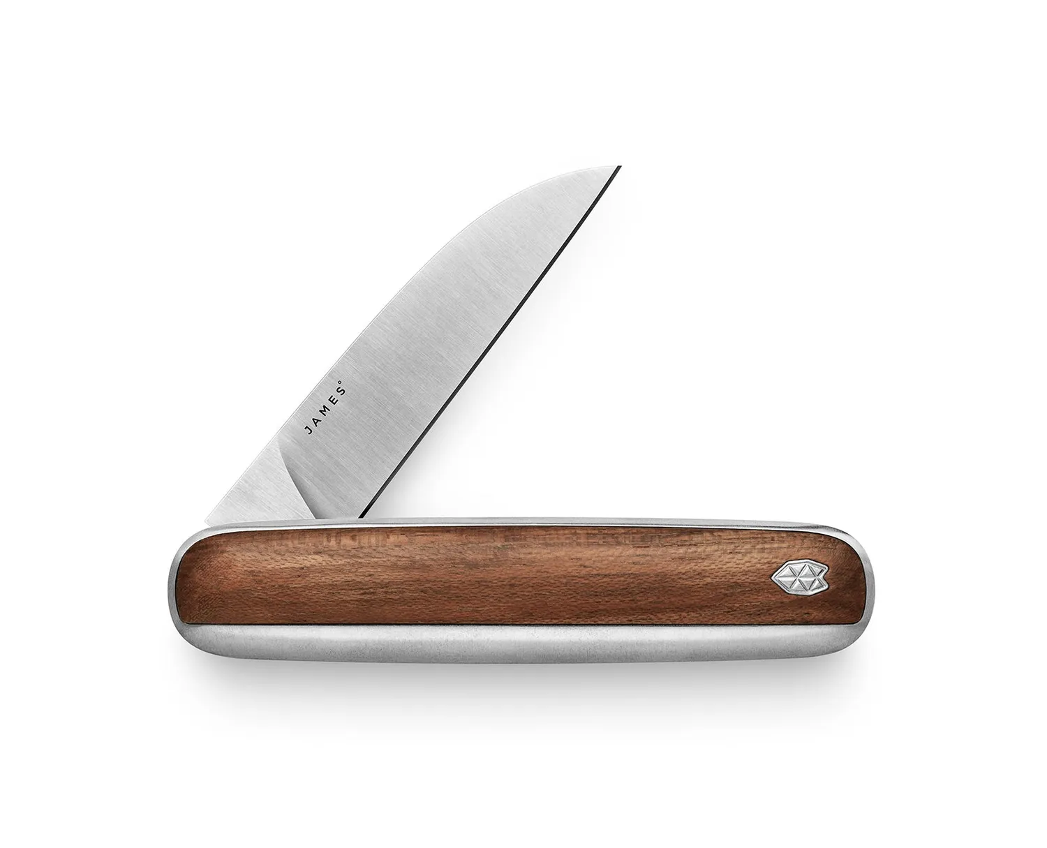 James Brand Pike Rosewood Taschenmesser Damasteel
