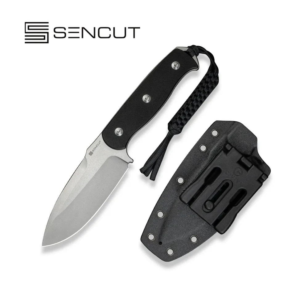 SENCUT Toxodon S24036-1 Fixed Blade G10 Schwarz