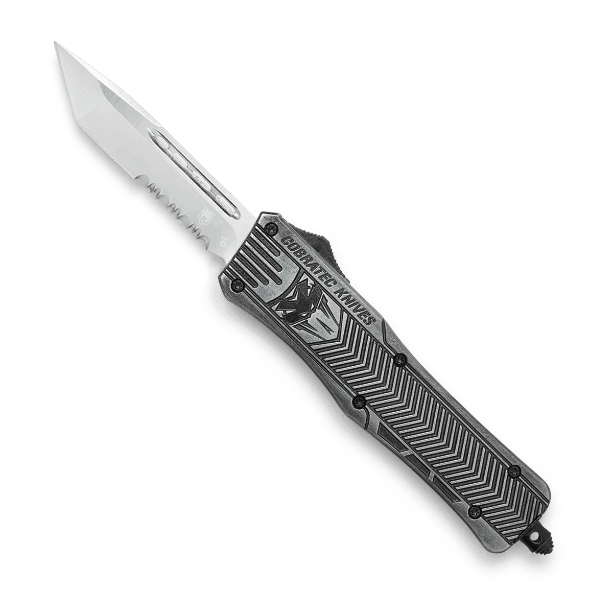 CobraTec CTK-1 Medium OTF-Messer Stonewash D2