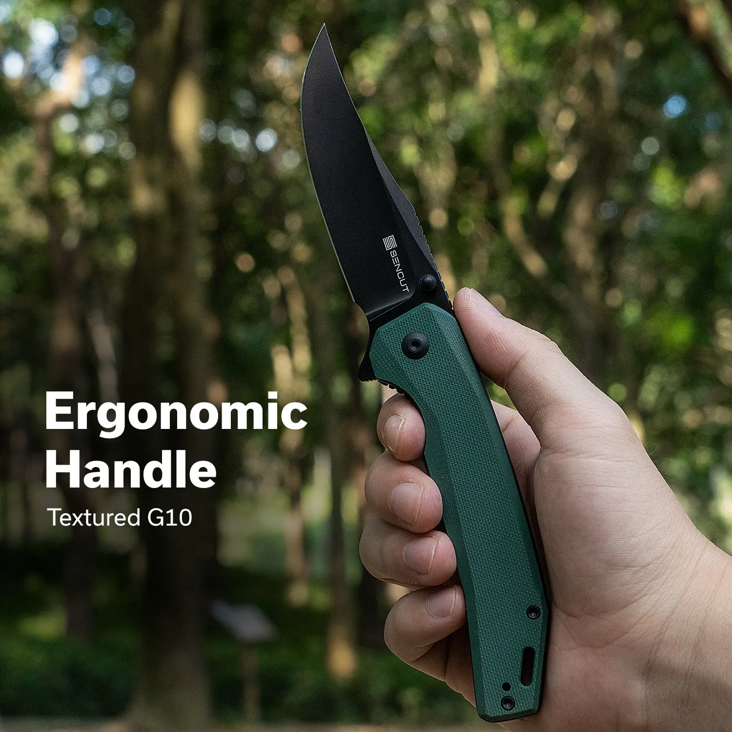 SENCUT Vornix S25038-1 Taschenmesser Teal 9Cr18MoV