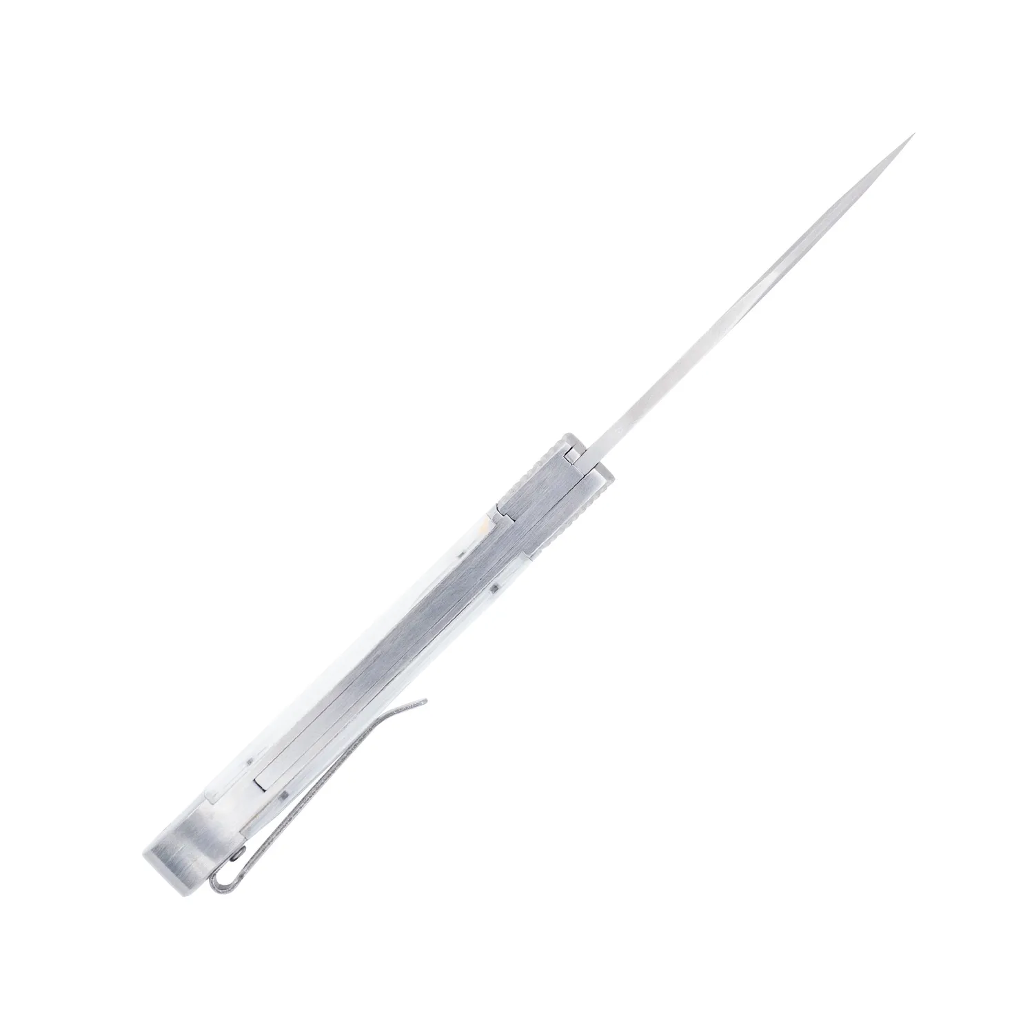 CobraTec Trapper Klappmesser White Abalone 154CM
