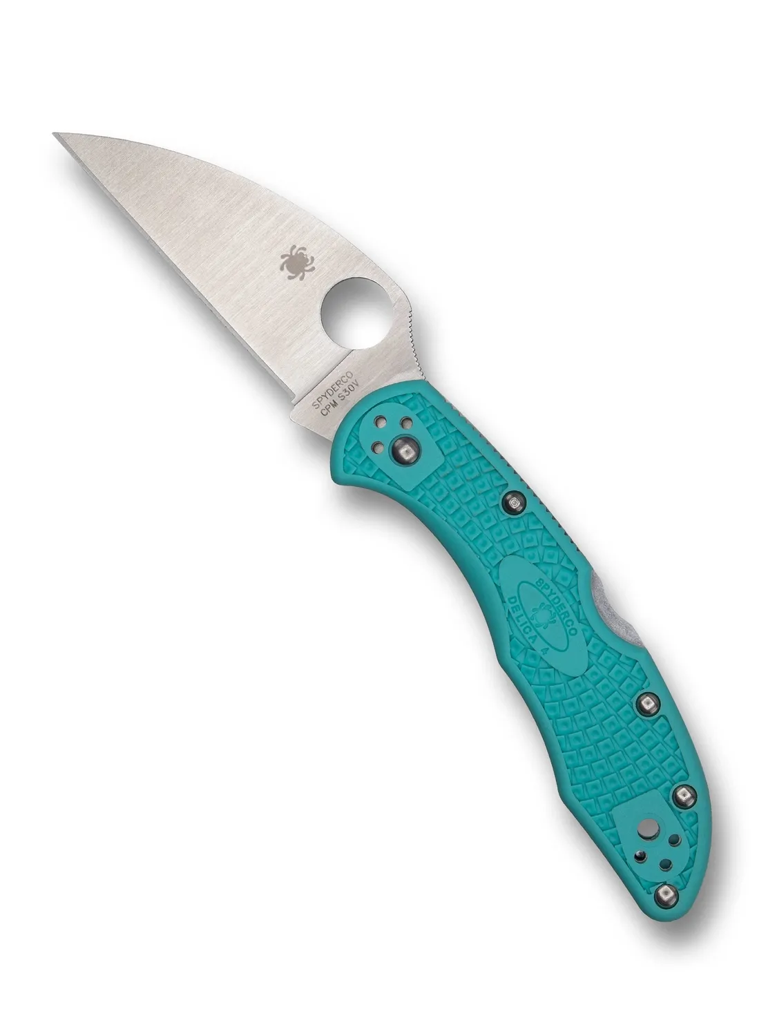 Spyderco Delica 4 Lightweight Klappmesser S30V Teal
