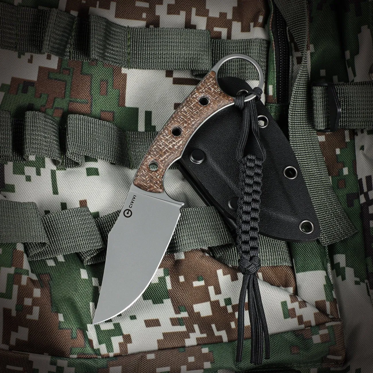 Civivi Midwatch C20059B-2 Feststehendes Messer Micarta N690