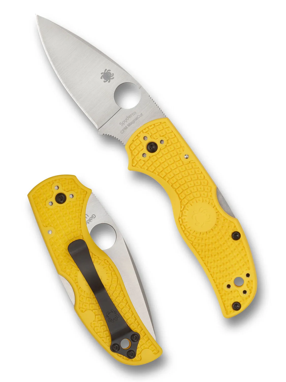 Spyderco Native 5 Lightweight Salt MagnaCut Taschenmesser gelb