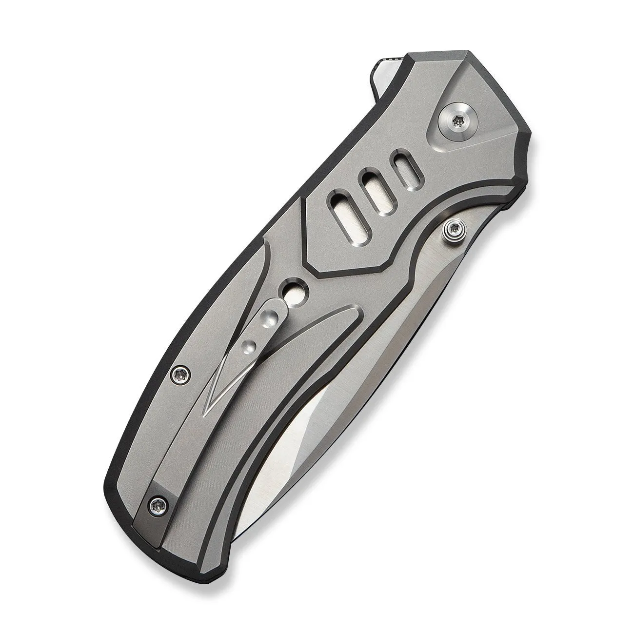 WeKnife Zentron WE24094-2 Klappmesser Titan Grau Tanto M390