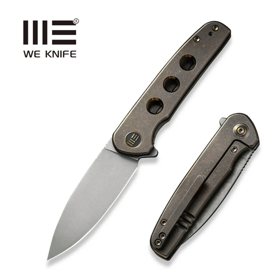 WeKnife Shakan WE20052B-2 Taschenmesser Bronze CPM 20CV