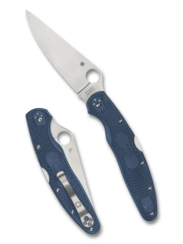 Spyderco Police 4 Lightweight Taschenmesser Blau SPY27