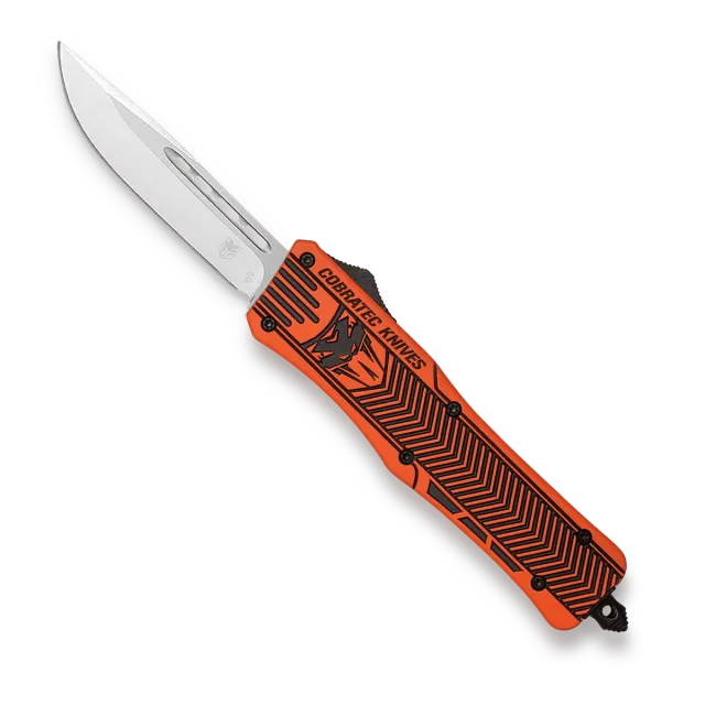 CobraTec CTK-1 Small OTF Messer Hunter Orange D2