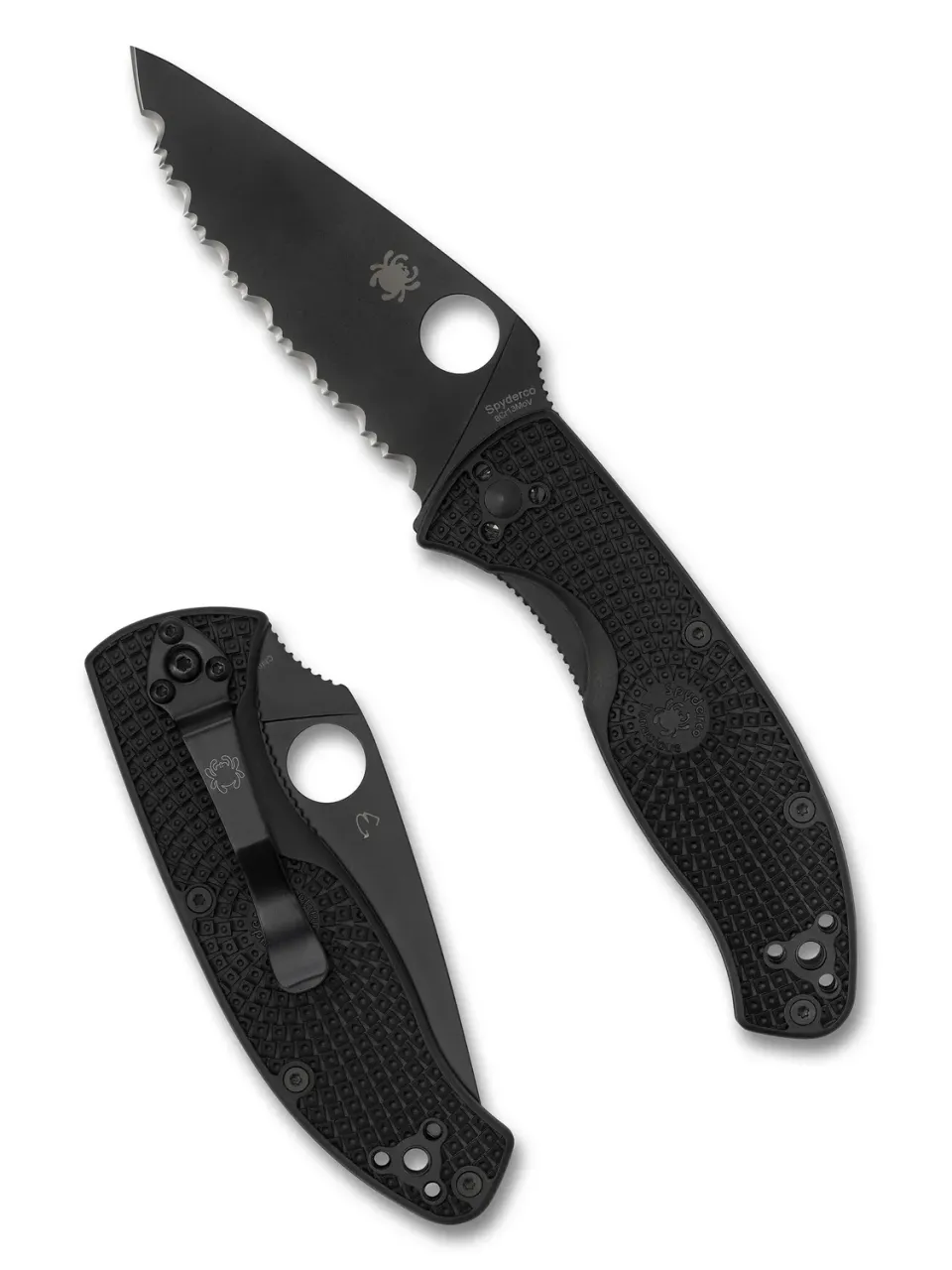 Spyderco Tenacious Lightweight Klappmesser FRN Plain