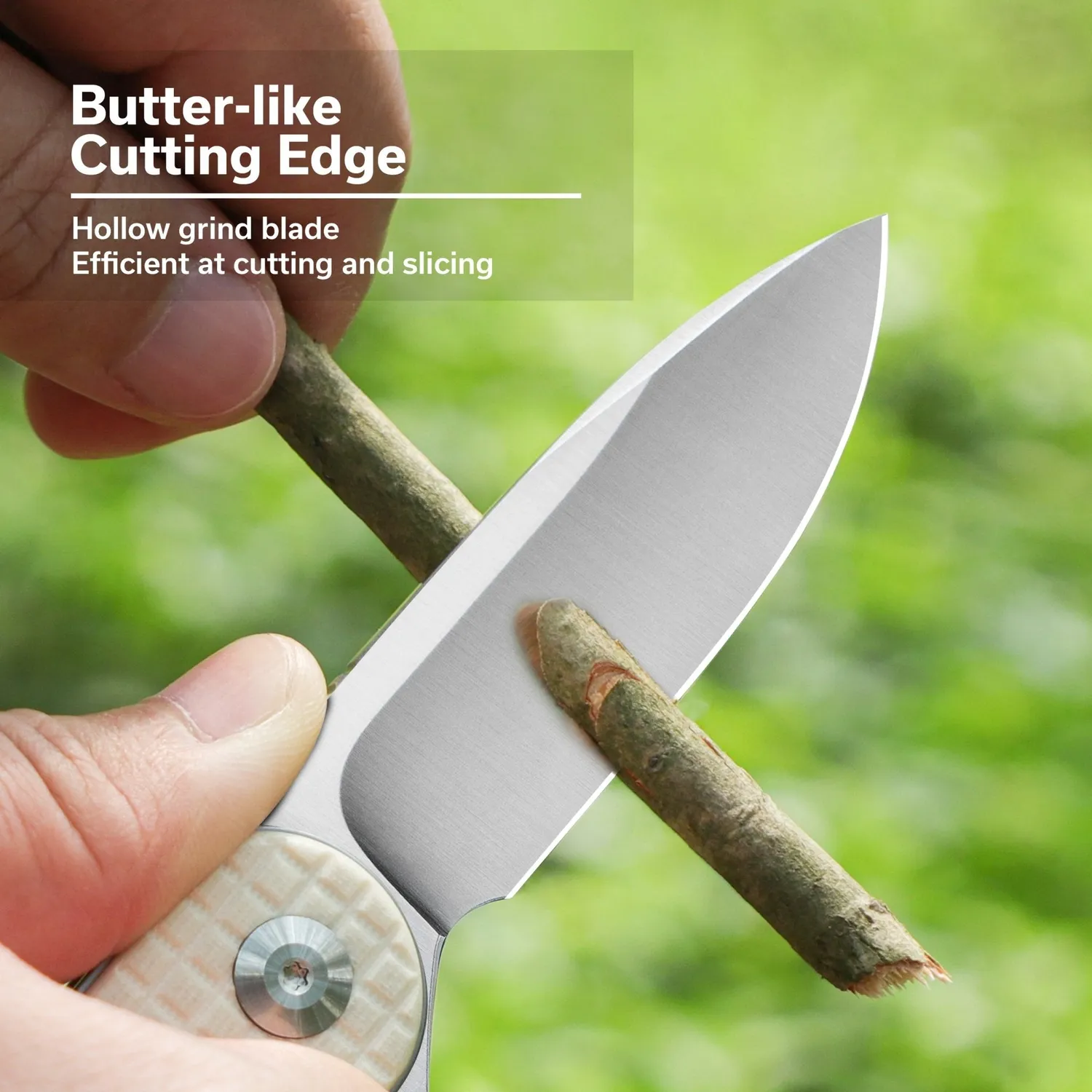 Civivi Elementum C907A-3 Taschenmesser ivory D2