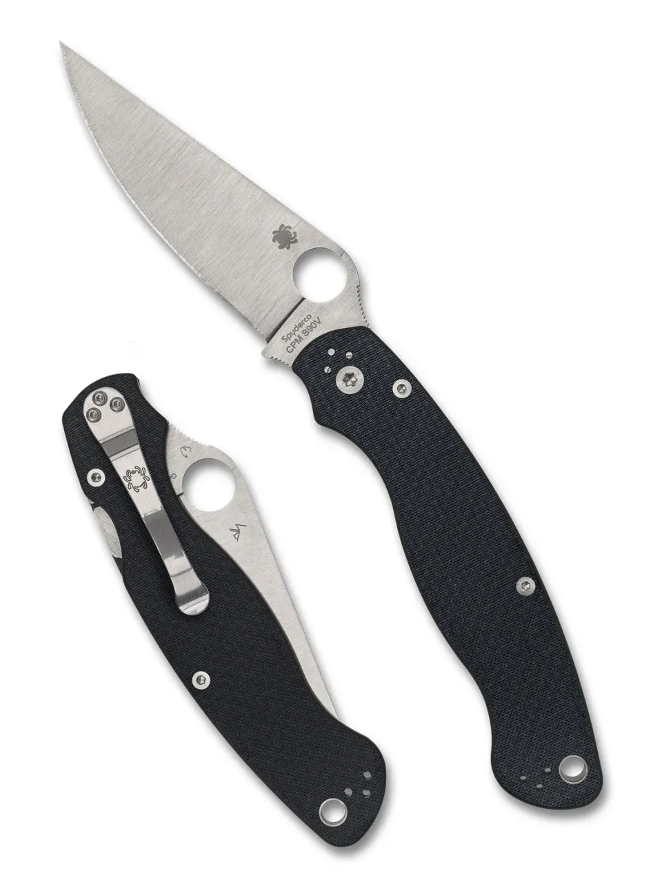 Spyderco Military 2 Carbon Fiber CPM S90V Sprint Run Taschenmesser