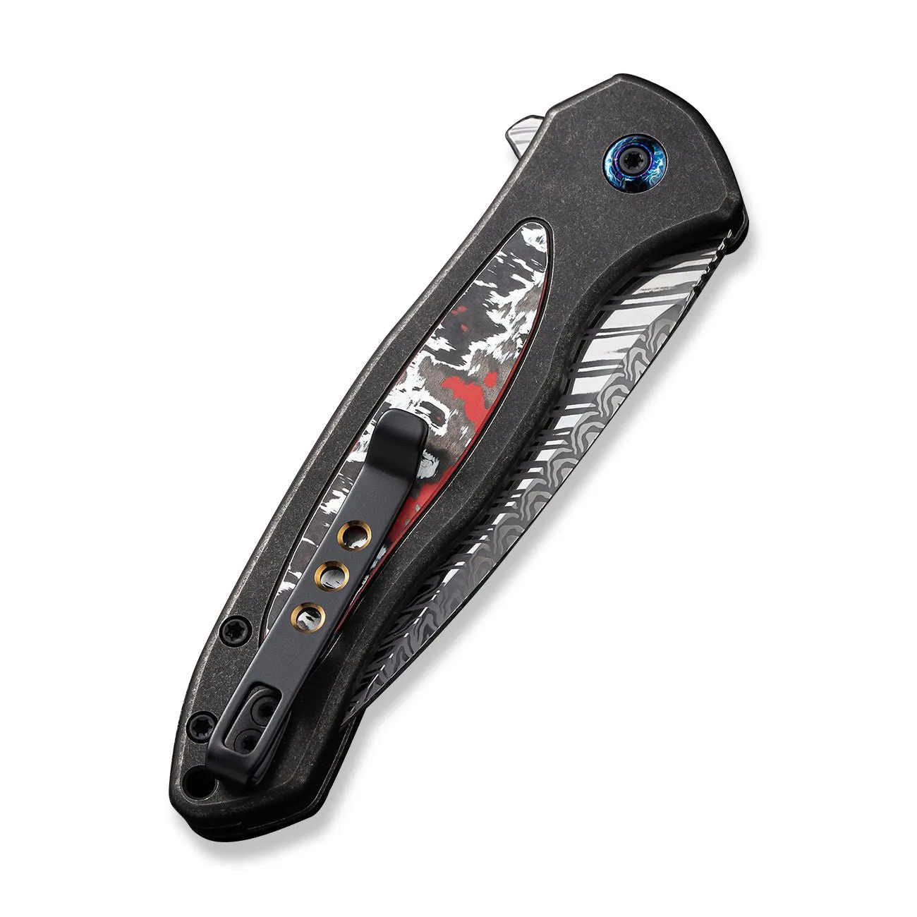 WeKnife Kitefin WE19002N-DS1 Klappmesser Damast Carbon