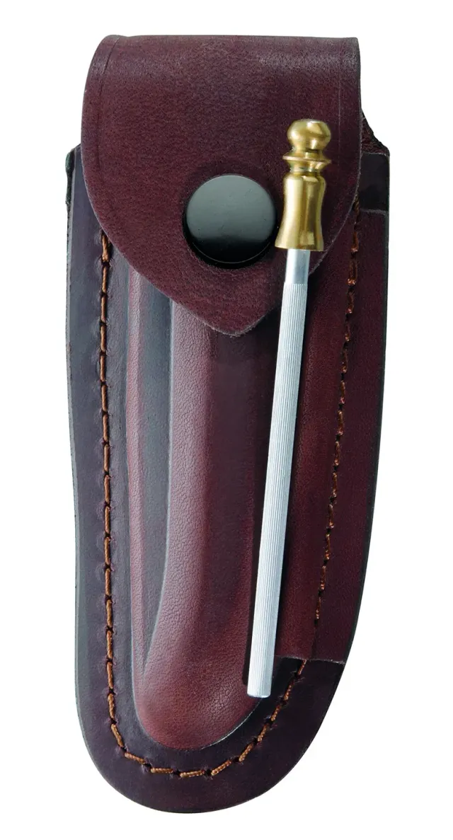 Herbertz Top Collection Laguiole Lederetui braun Wetzstahl