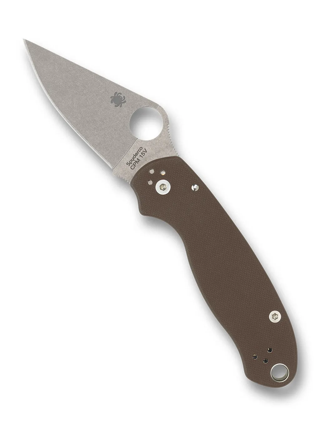 Spyderco Para 3 Klappmesser CPM 15V braun G-10