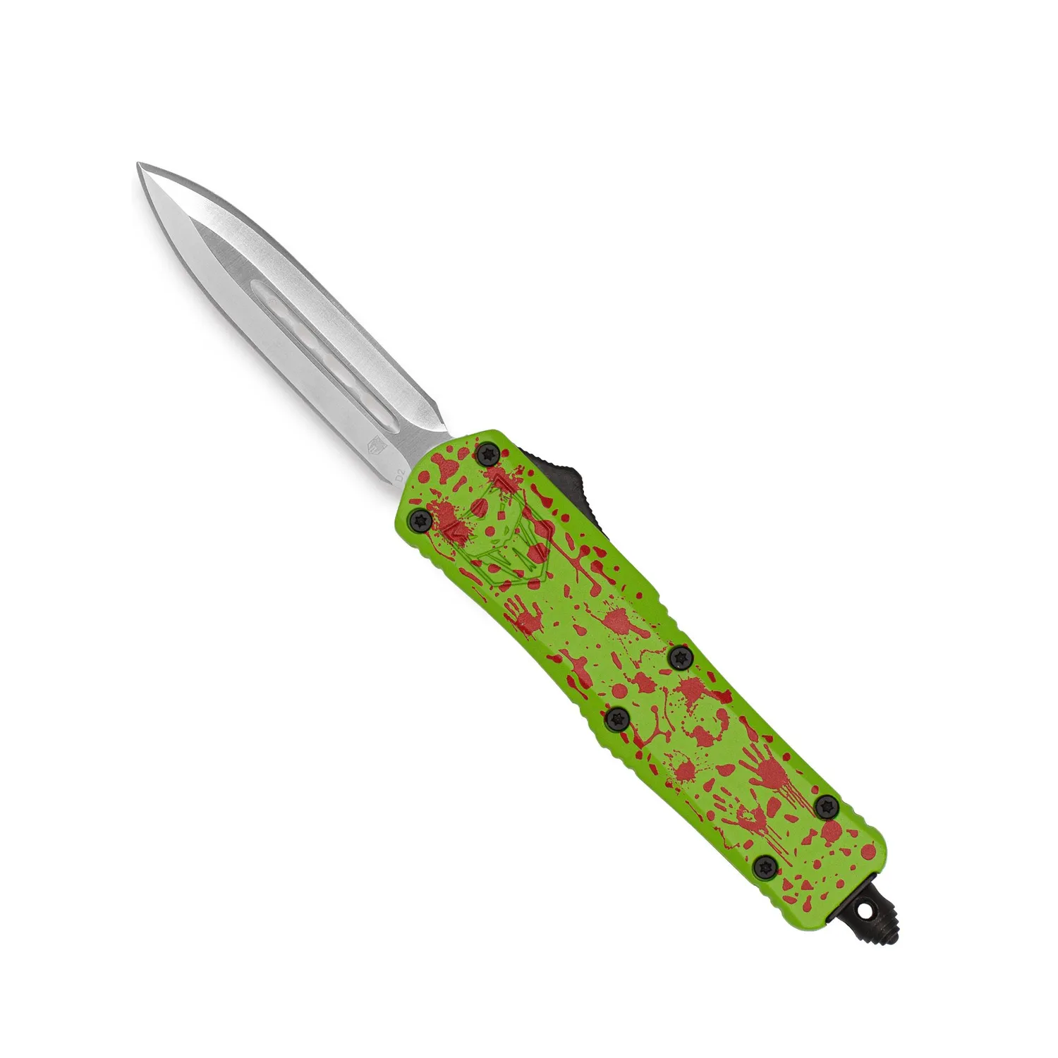 CobraTec FS-3 Medium Zombie OTF-Messer Cerakote