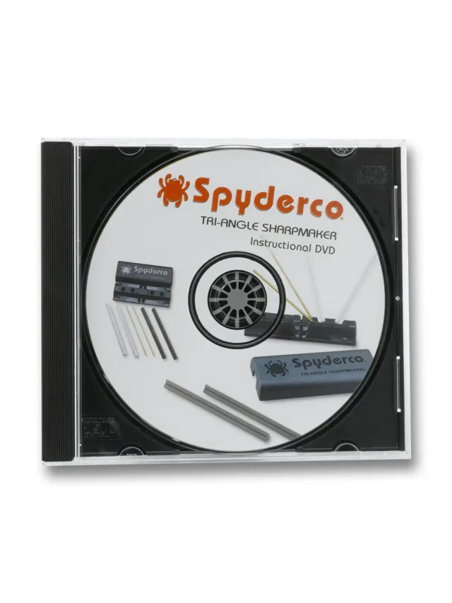 Spyderco Tri-Angle Sharpmaker Anleitung DVD