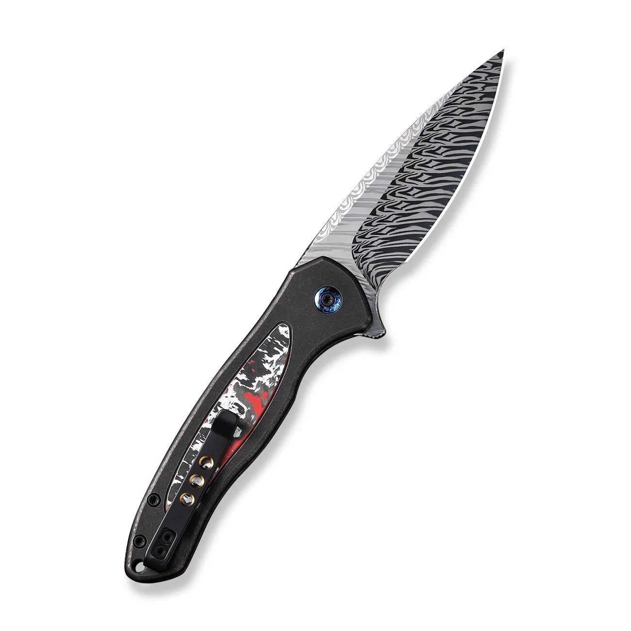 WeKnife Kitefin WE19002N-DS1 Klappmesser Damast Carbon