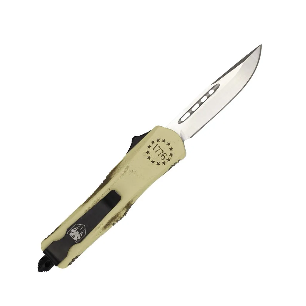 CobraTec FS-3 Small We the People OTF-Messer D2 Cerakote