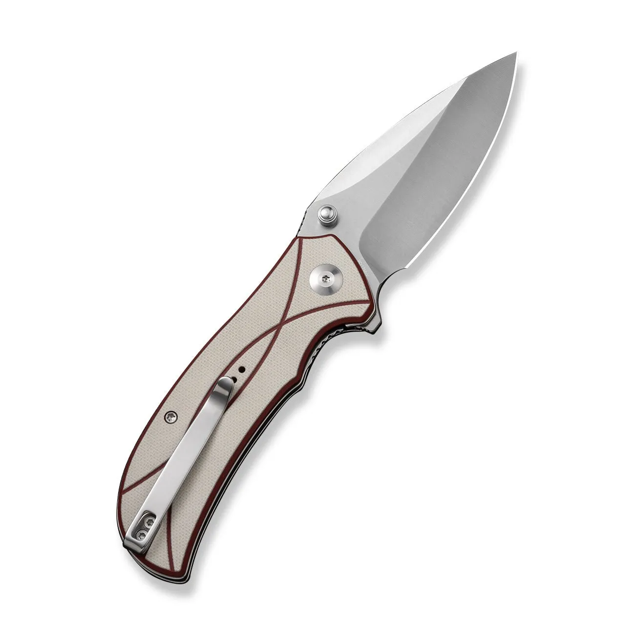 SENCUT Hyrax S23097-3 Taschenmesser Ivory-Rot 9Cr18MoV