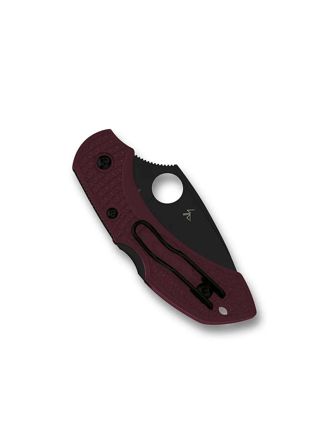 Spyderco Dragonfly 2 PD#1 Taschenmesser Schwarz Burgund