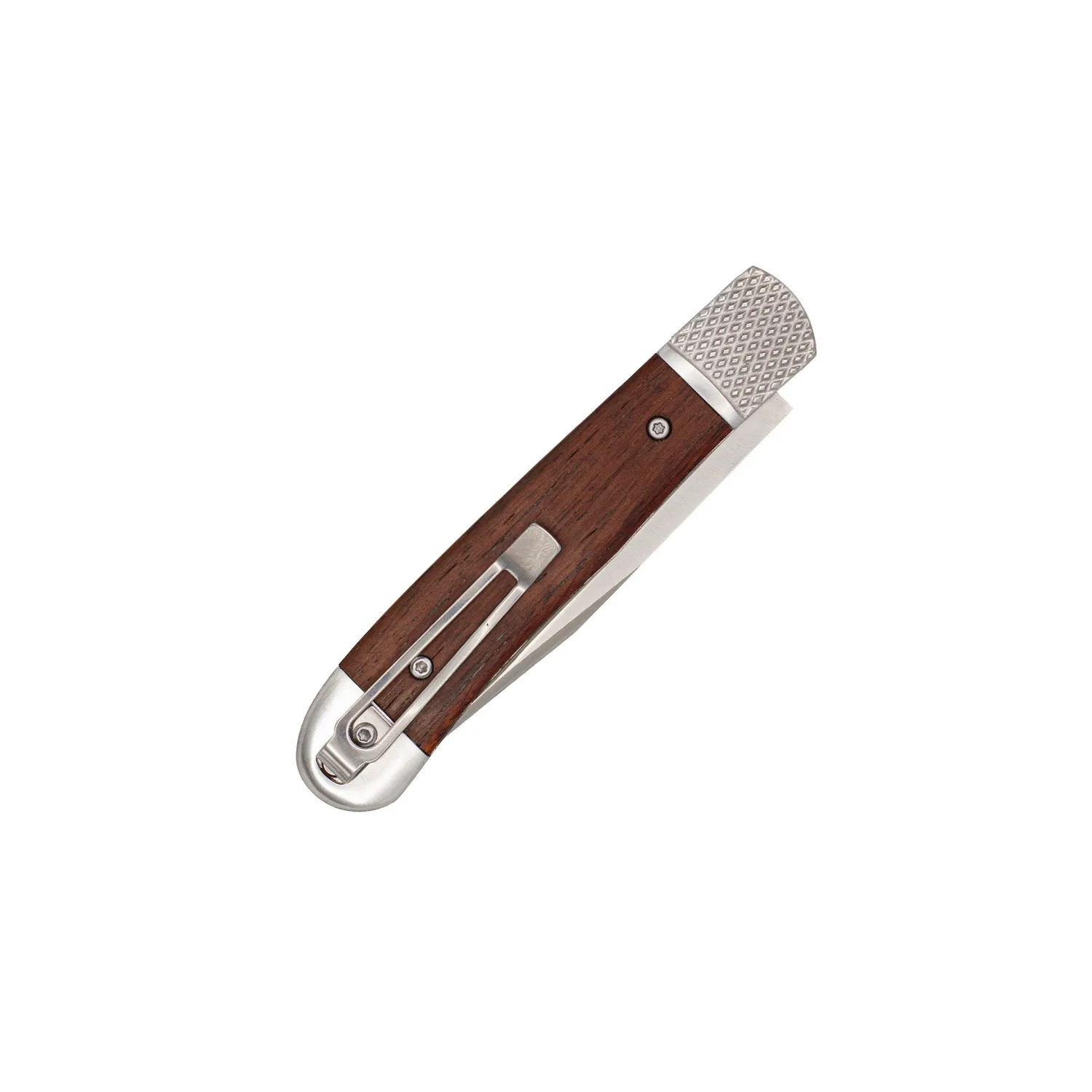 CobraTec Trapper Hidden Release Klappmesser Rosewood D2