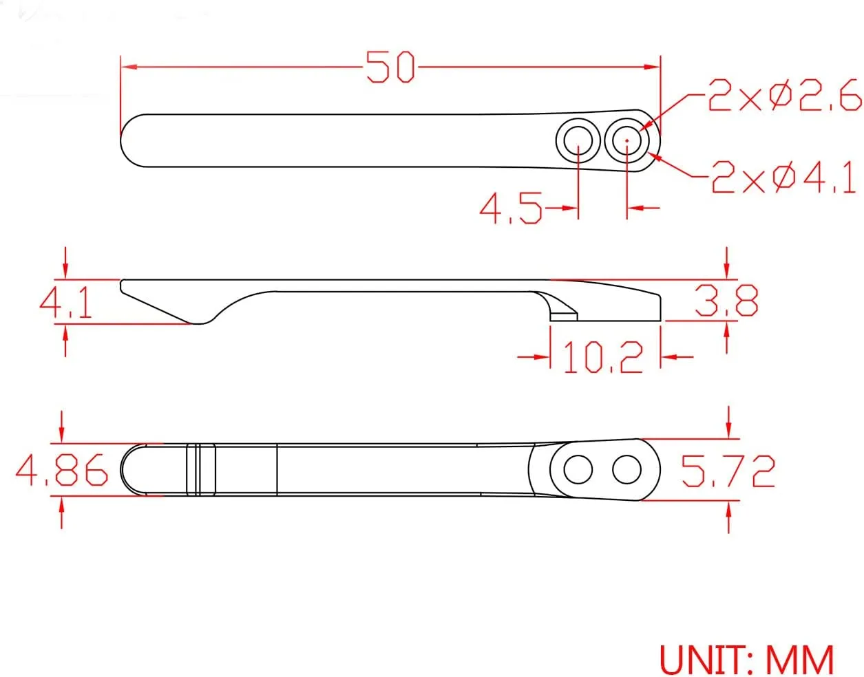 WeKnife T001D Clip Titan für Baklash Praxis Elementum