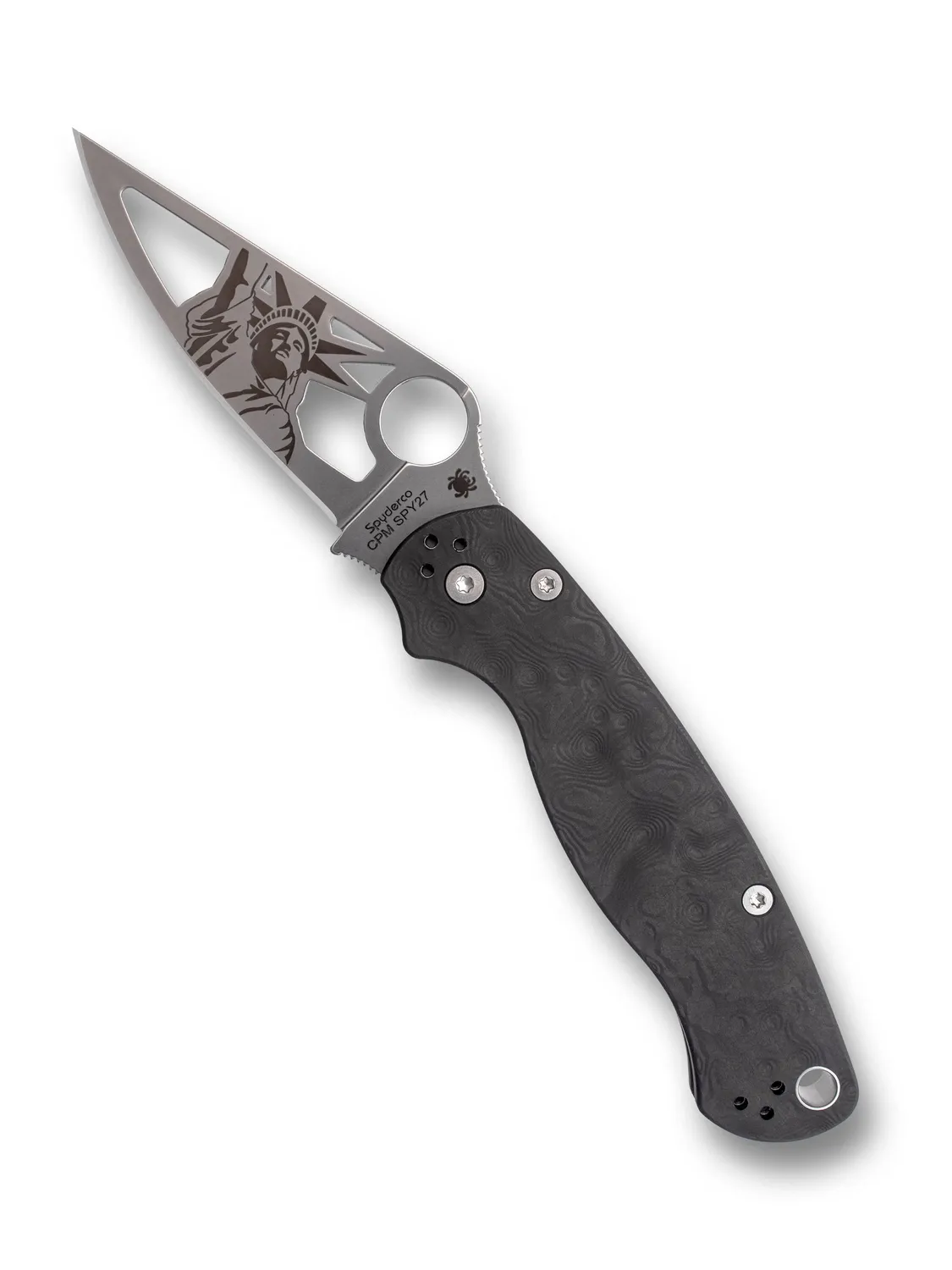 Spyderco Para Military 2 Liberty Dunes Taschenmesser Carbon