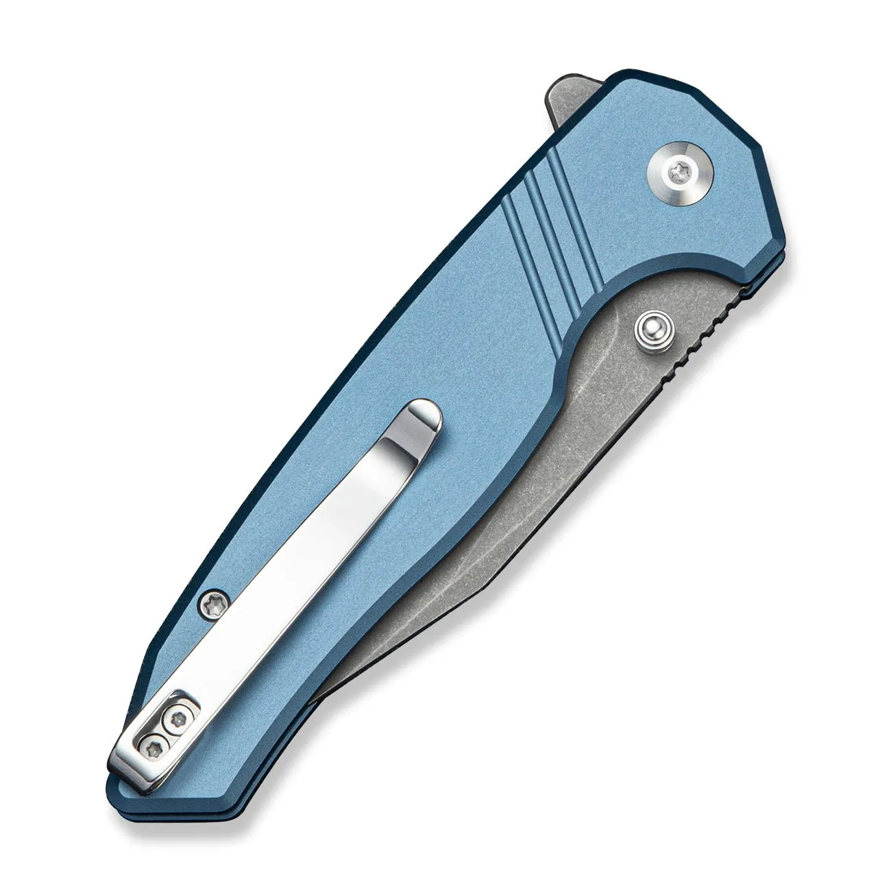 SENCUT Selkyris S25068-3 Klappmesser Blau Alu D2