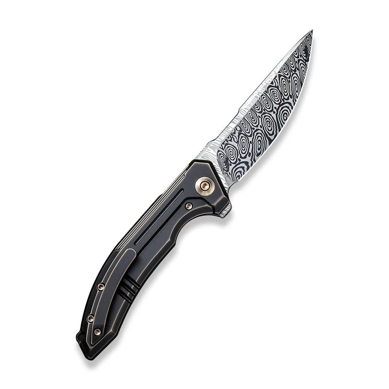 WeKnife Quixotic WE21016-DS1 Taschenmesser Damasteel