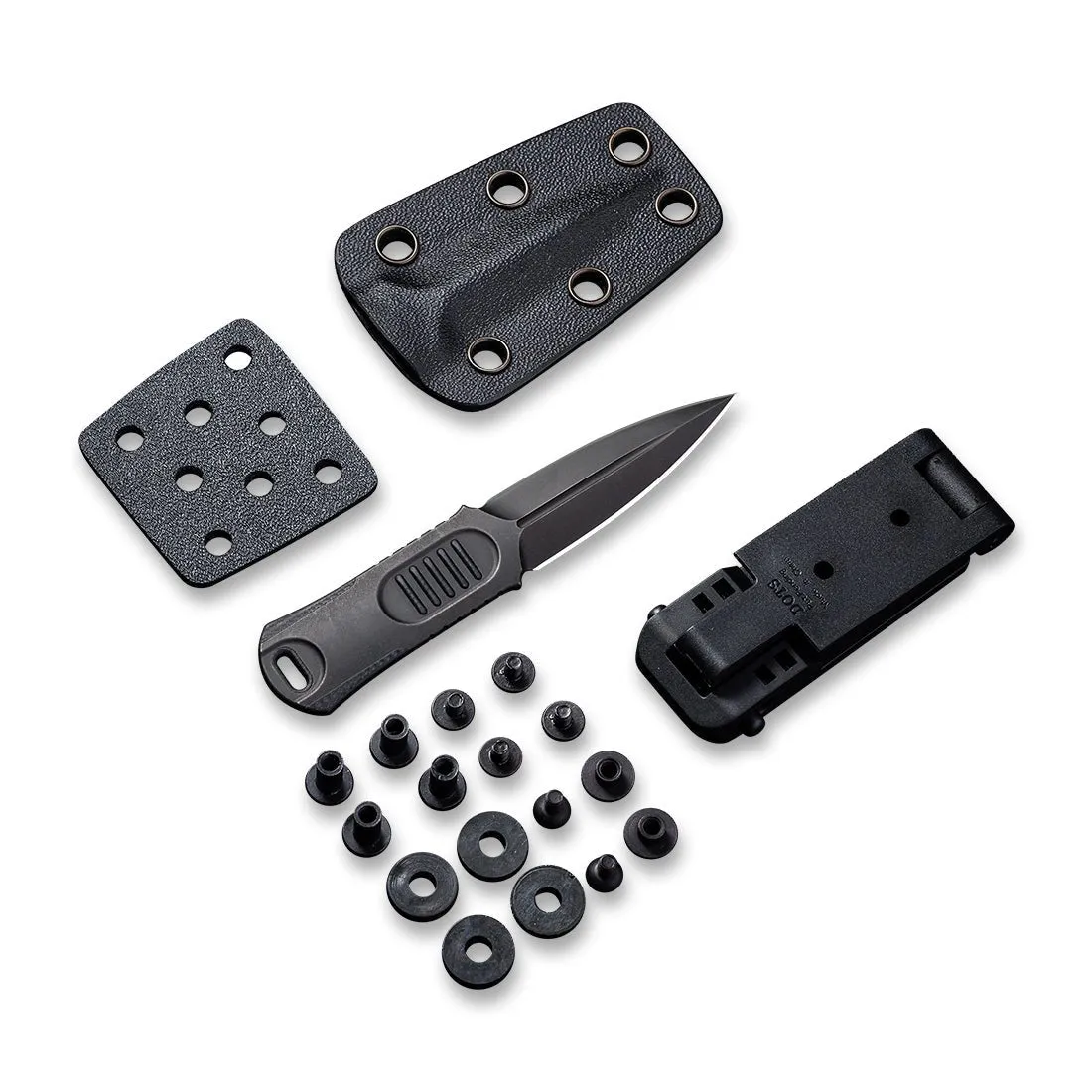 WeKnife OSS 2017E Neck Knife Schwarz CPM 20CV