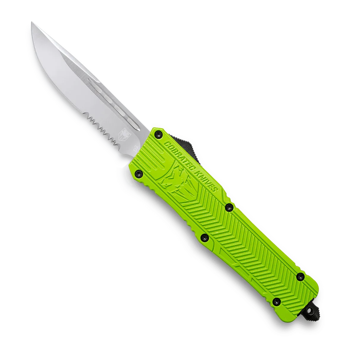 CobraTec CTK-1 OTF-Messer Large Zombie Green D2