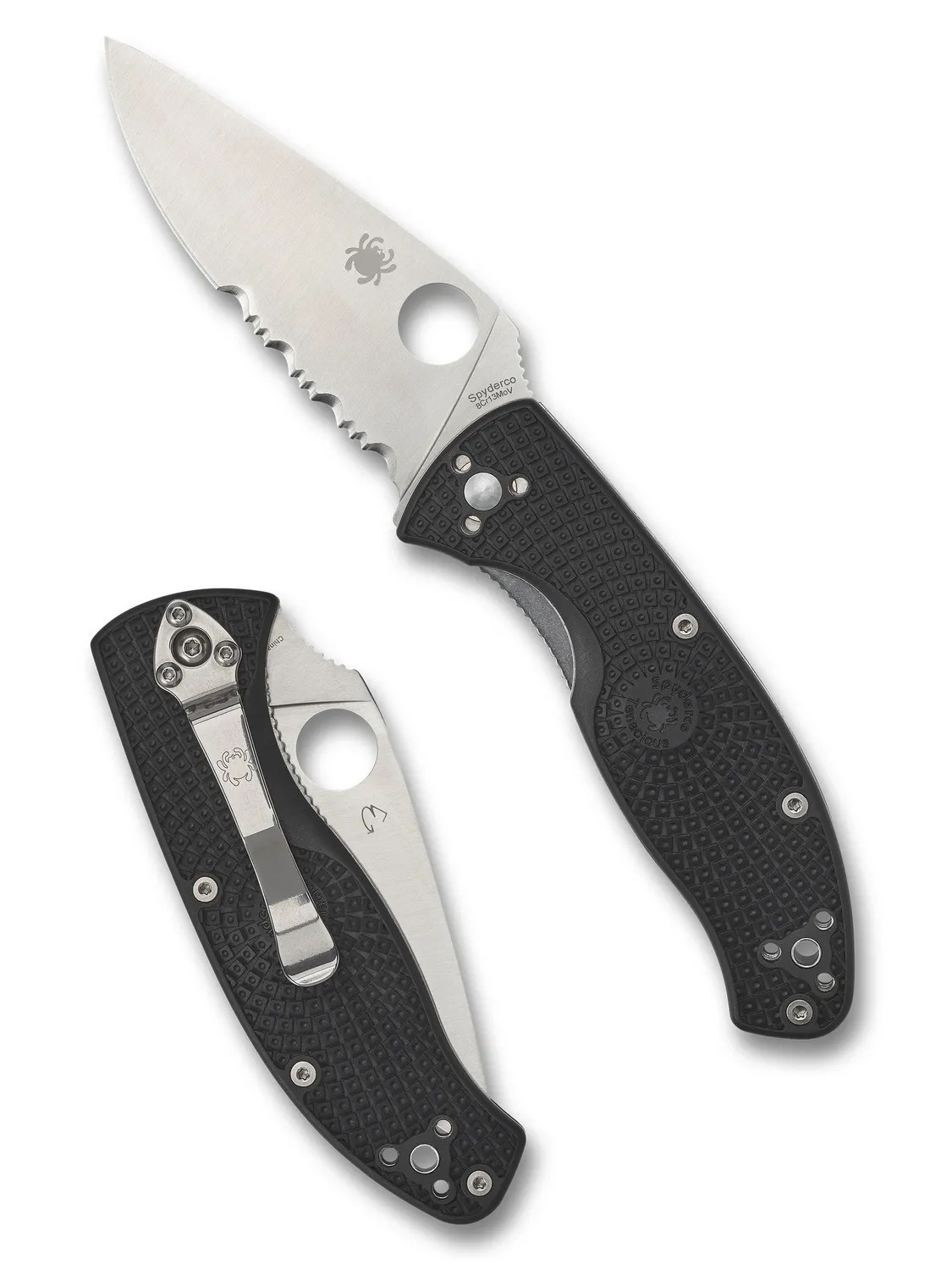 Spyderco Tenacious Lightweight Klappmesser FRN Plain