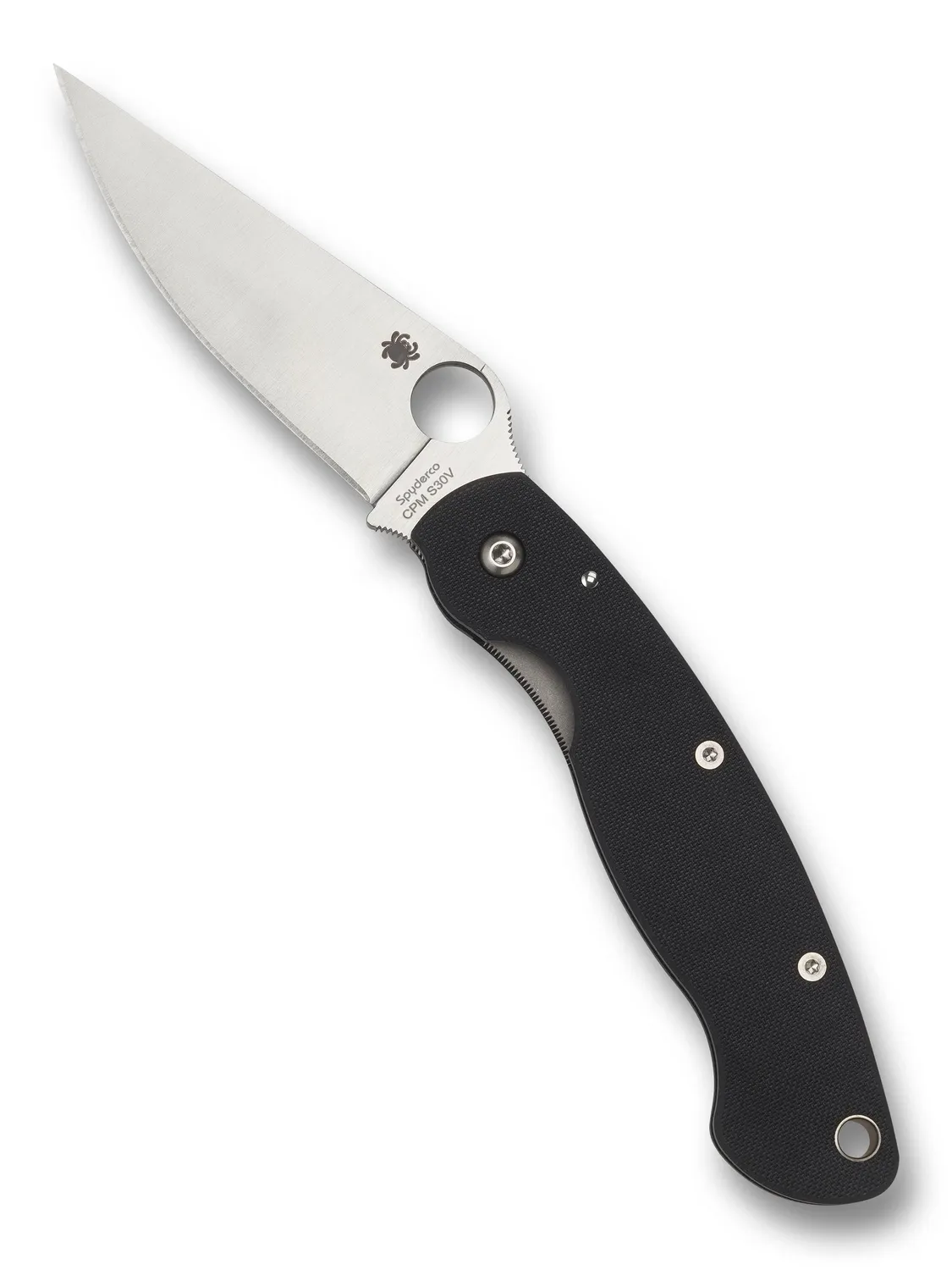 Spyderco Military Taschenmesser Schwarz S30V G-10