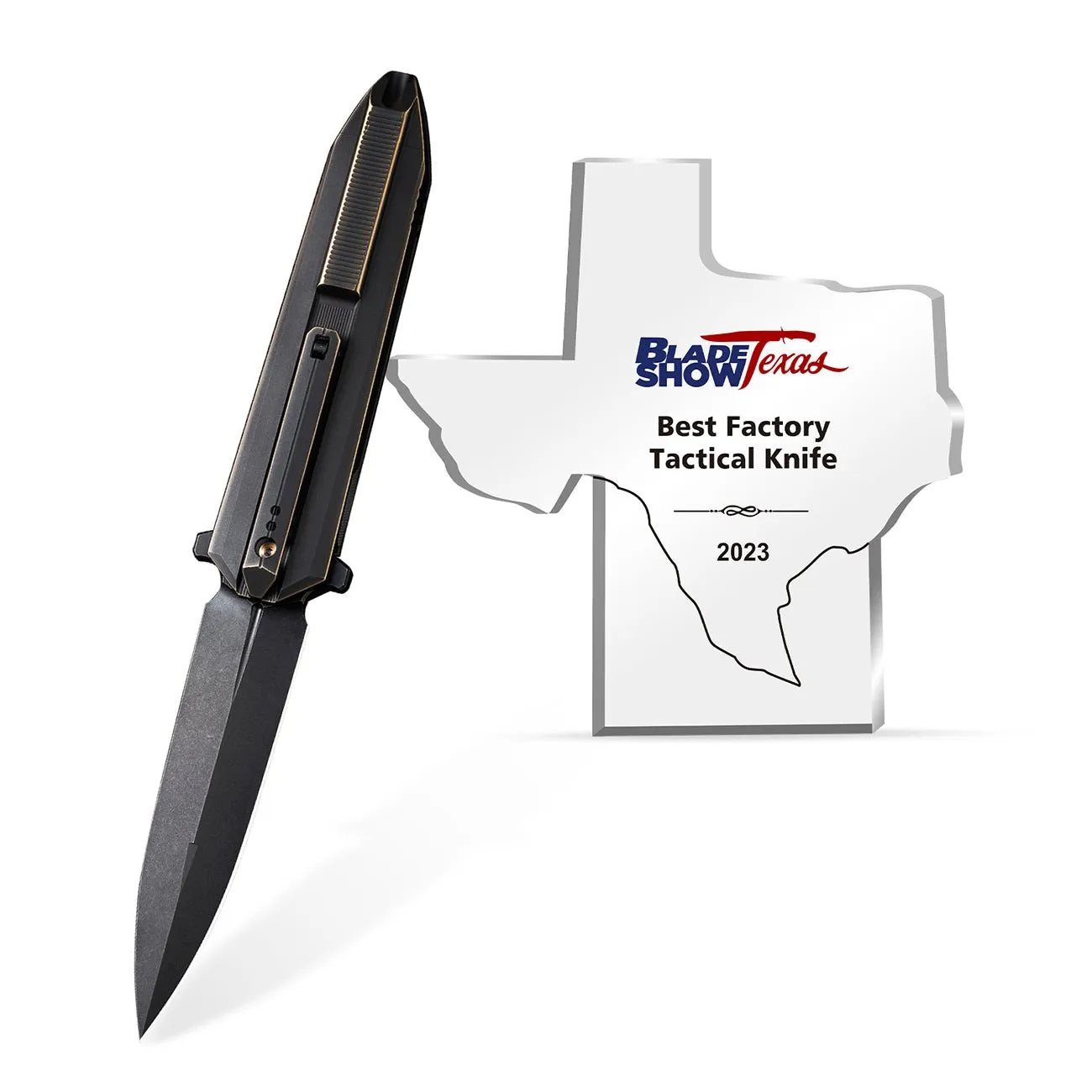 WeKnife Diatomic WE22032-1 Taschenmesser Bronze