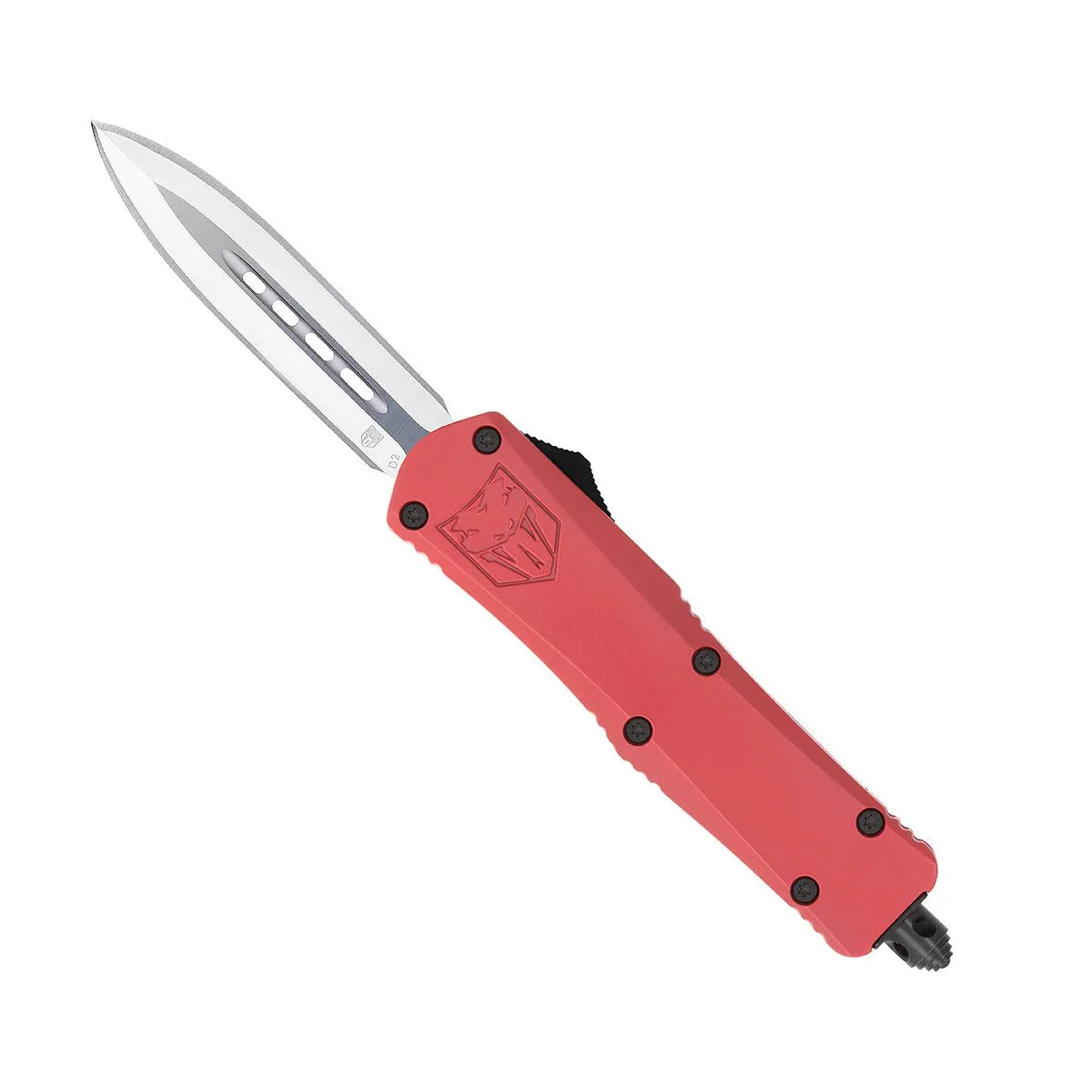 CobraTec Small FS-3 OTF-Messer Red D2 Cerakote