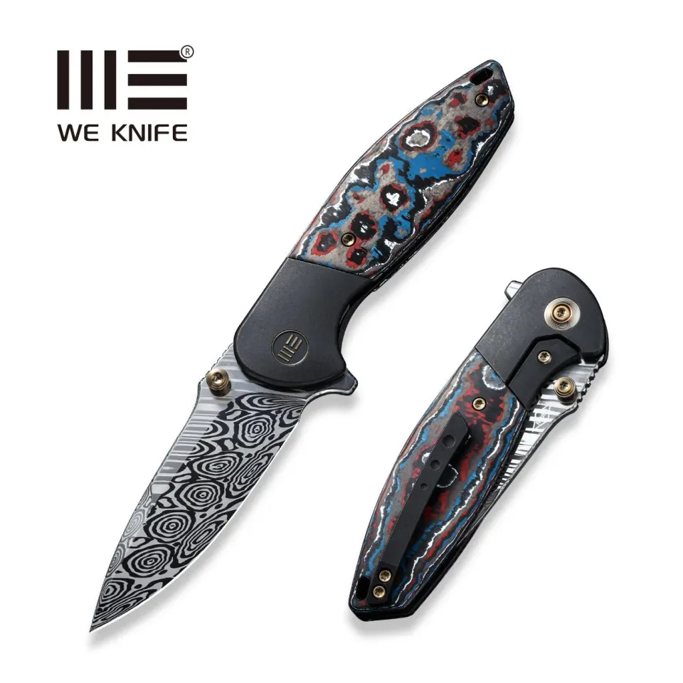 WeKnife Nitro Mini WE22015-DS1 Klappmesser Damast