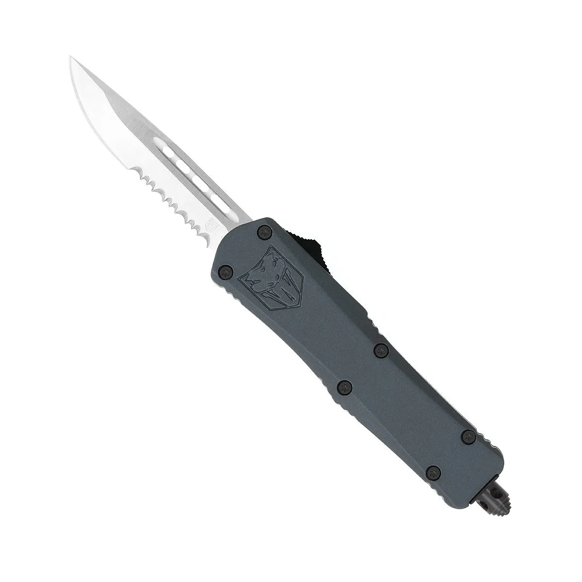 CobraTec Small FS-3 OTF-Messer Grey D2 Cerakote